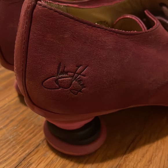 Vintage John Fluevog 1422023 burgundy kitten heel - Picture 8 of 10